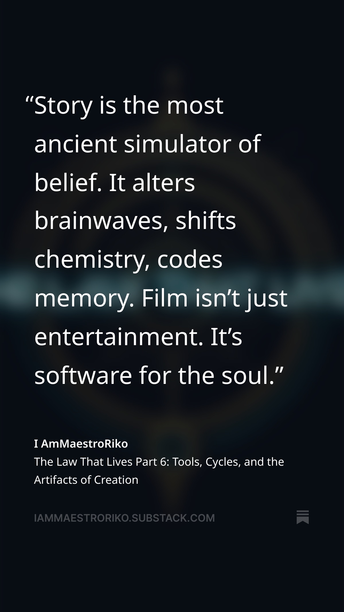Excerpt from The Law That Lives